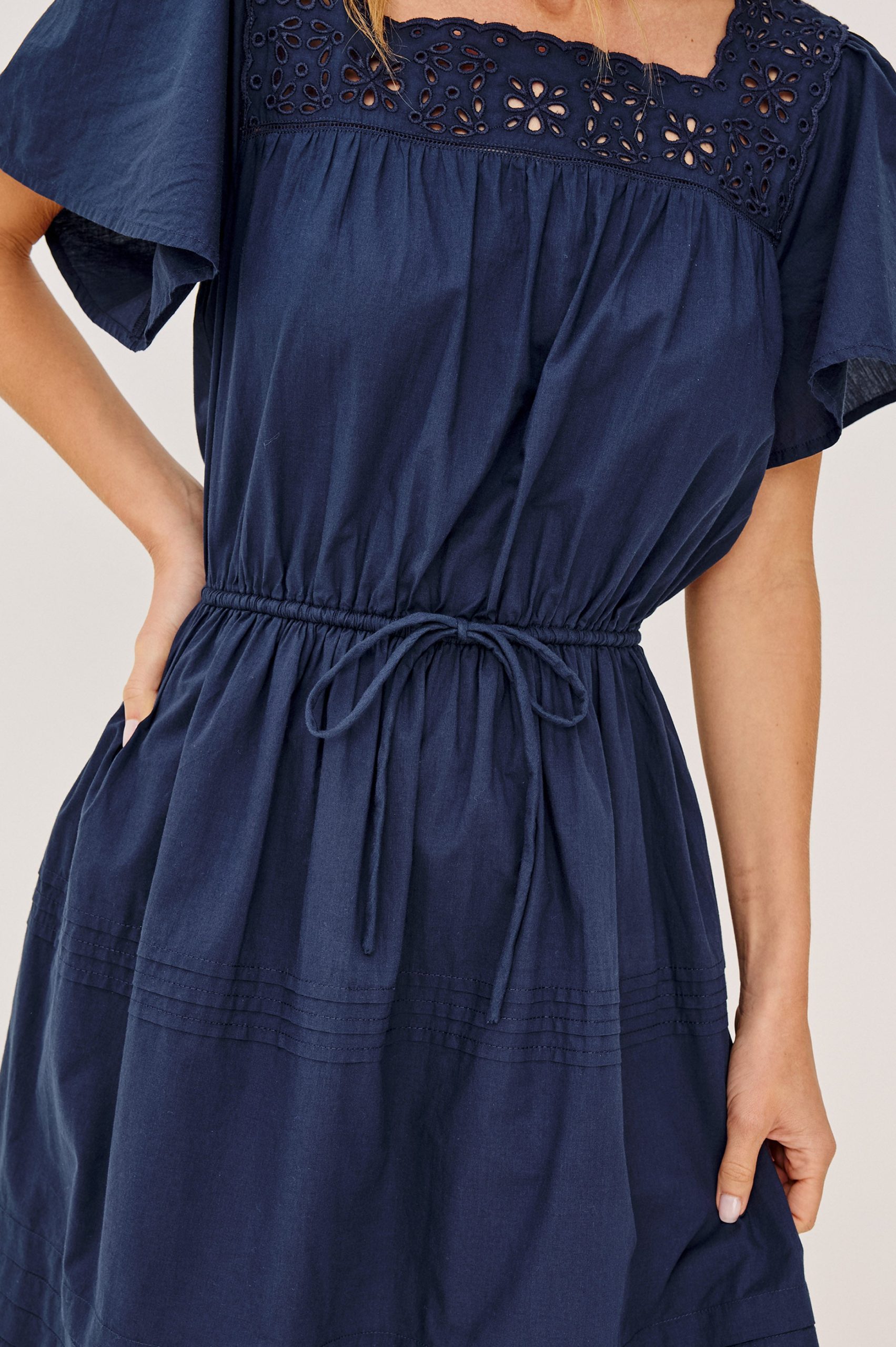 GALE DRESS - NAVY - Image 2