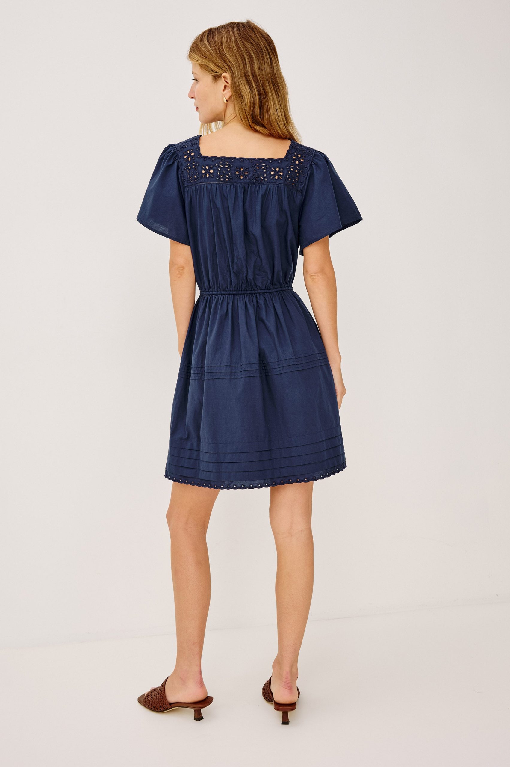 GALE DRESS - NAVY - Image 5