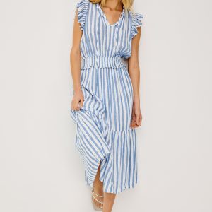 GARDEN DRESS - ATLANTIS STRIPE