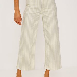 GETTY CROP WIDE LEG - MALIBU STRIPE