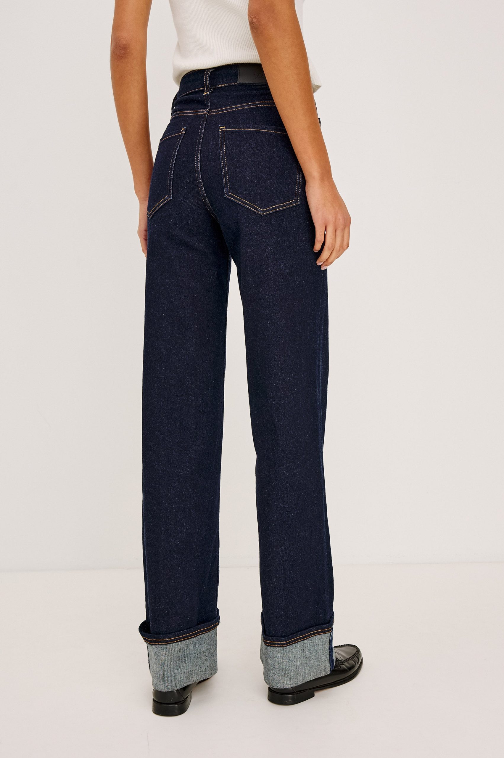 GETTY WIDE LEG - MIDNIGHT BLUES CUFFED - Image 5