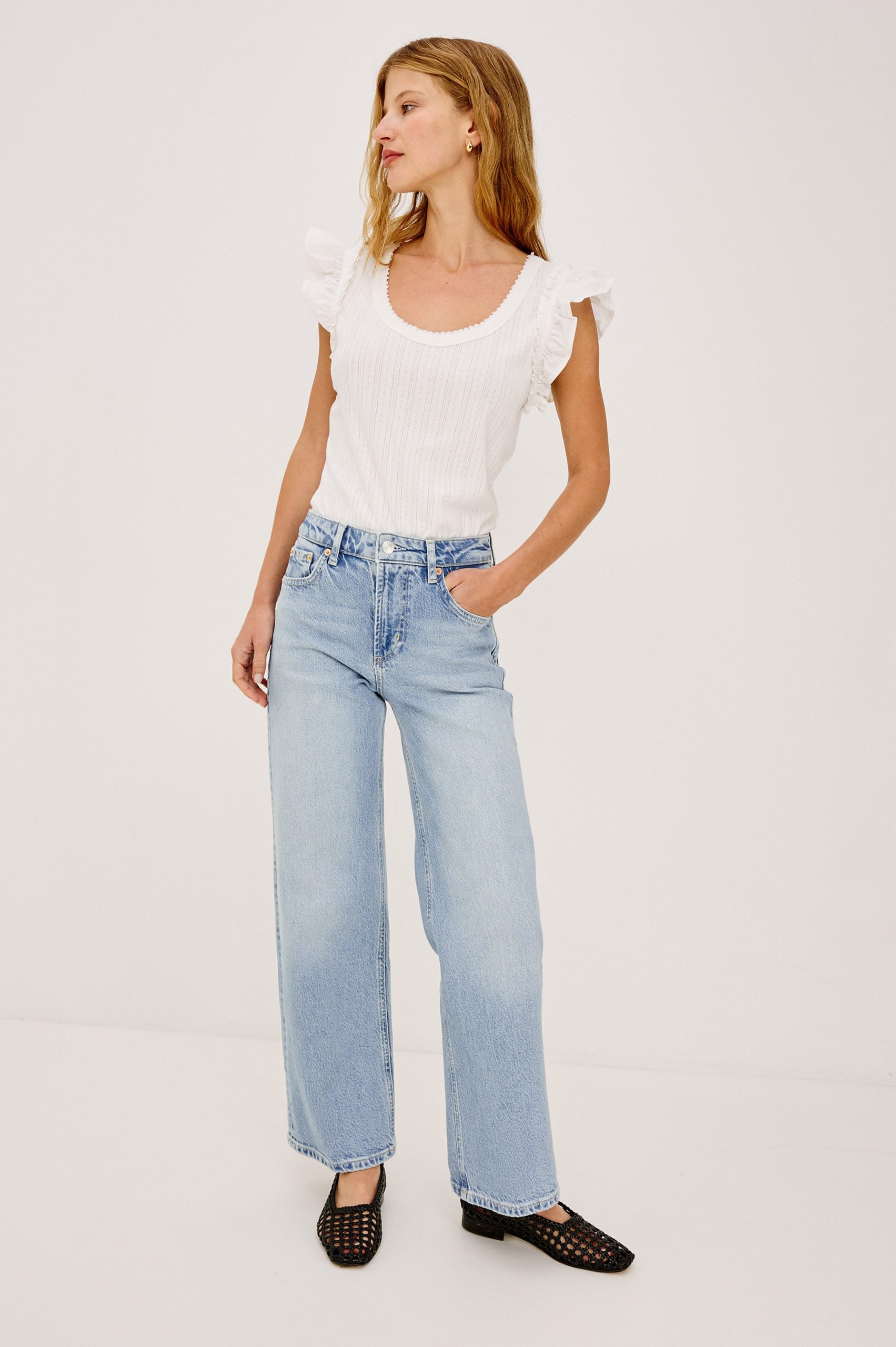 PETITE GETTY WIDE LEG - JASPER