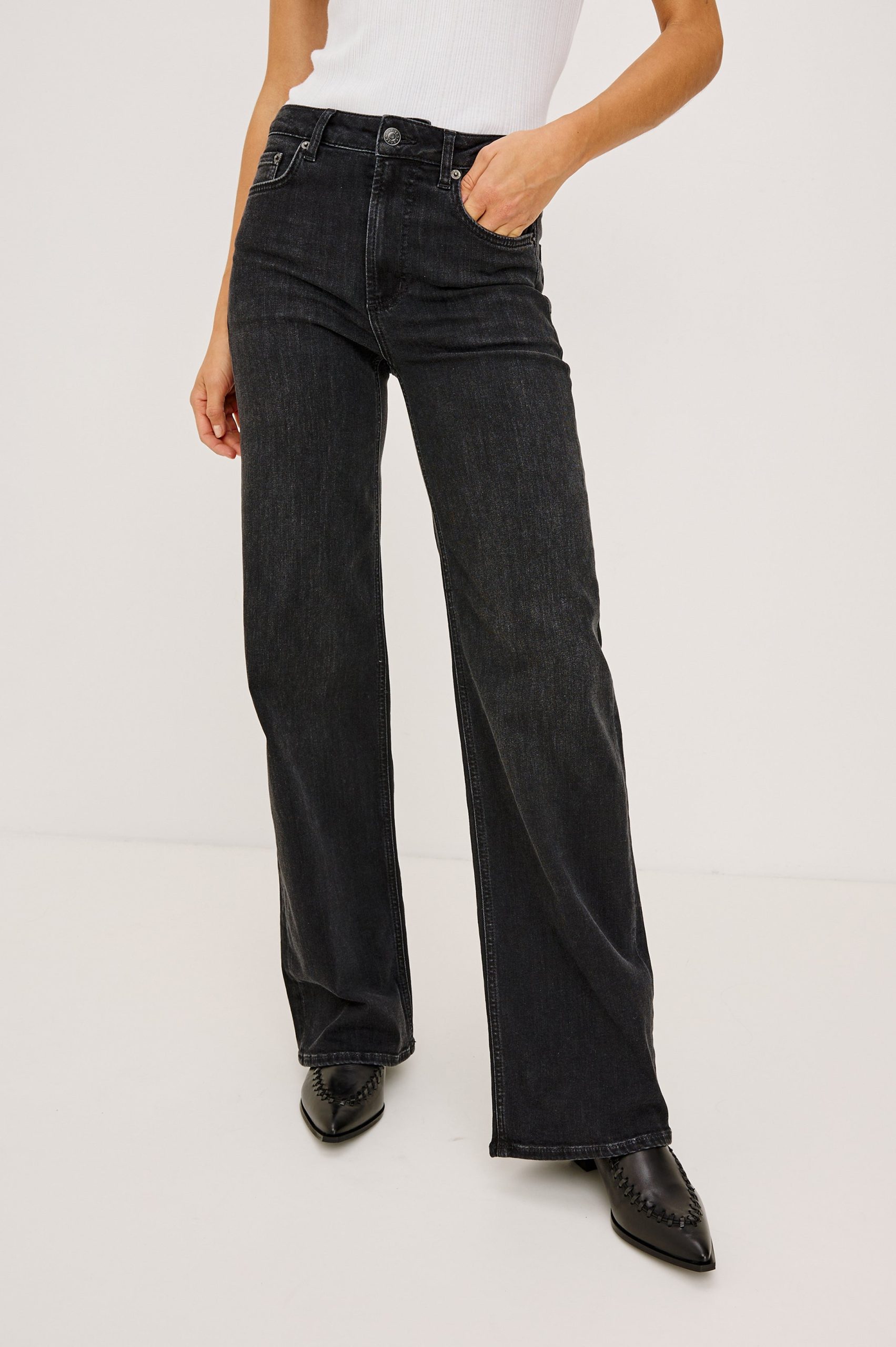 GETTY WIDE LEG - VINTAGE BLACK - Image 3