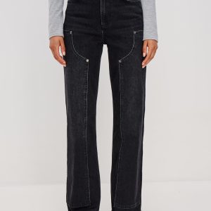 GETTY WORKWEAR WIDE LEG - ONYX