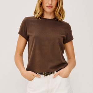 GIRLFRIEND T-SHIRT - ESPRESSO
