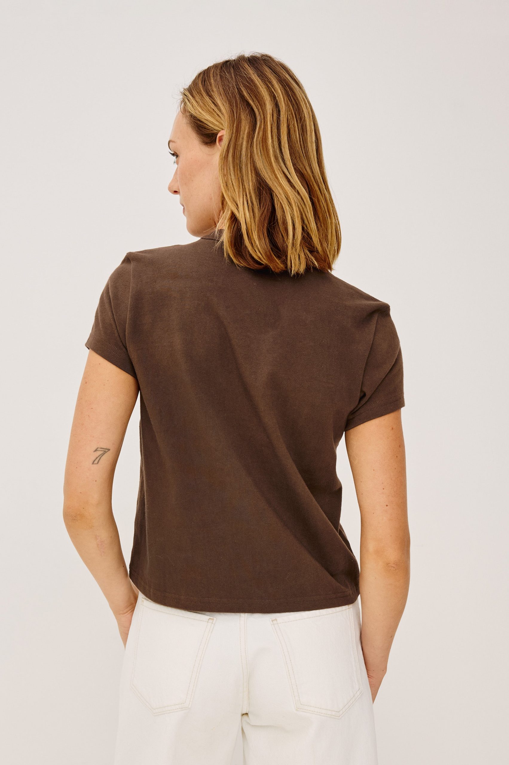 GIRLFRIEND T-SHIRT - ESPRESSO - Image 5