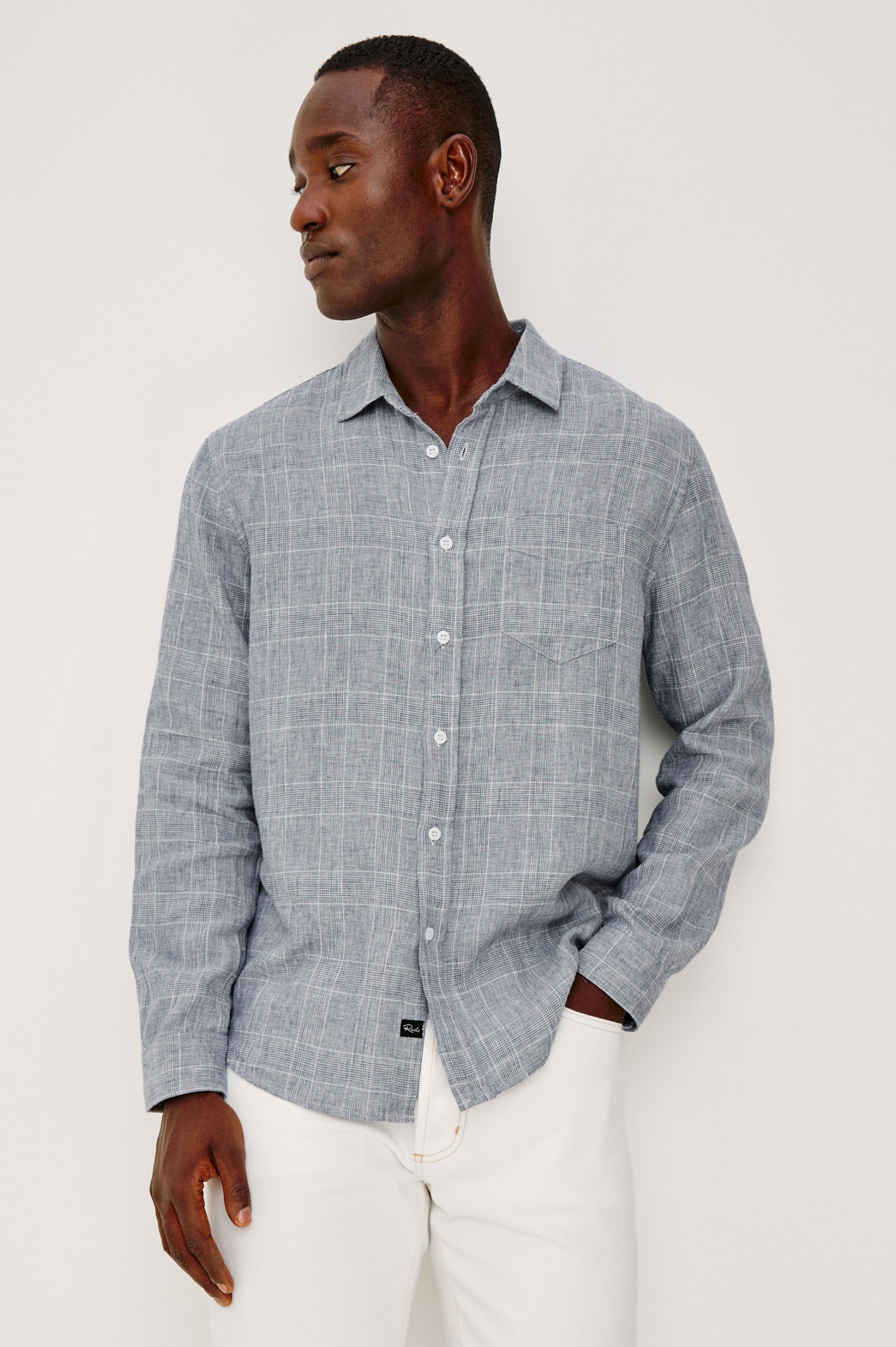 GRACY SHIRT - NAVY WHITE - Image 2