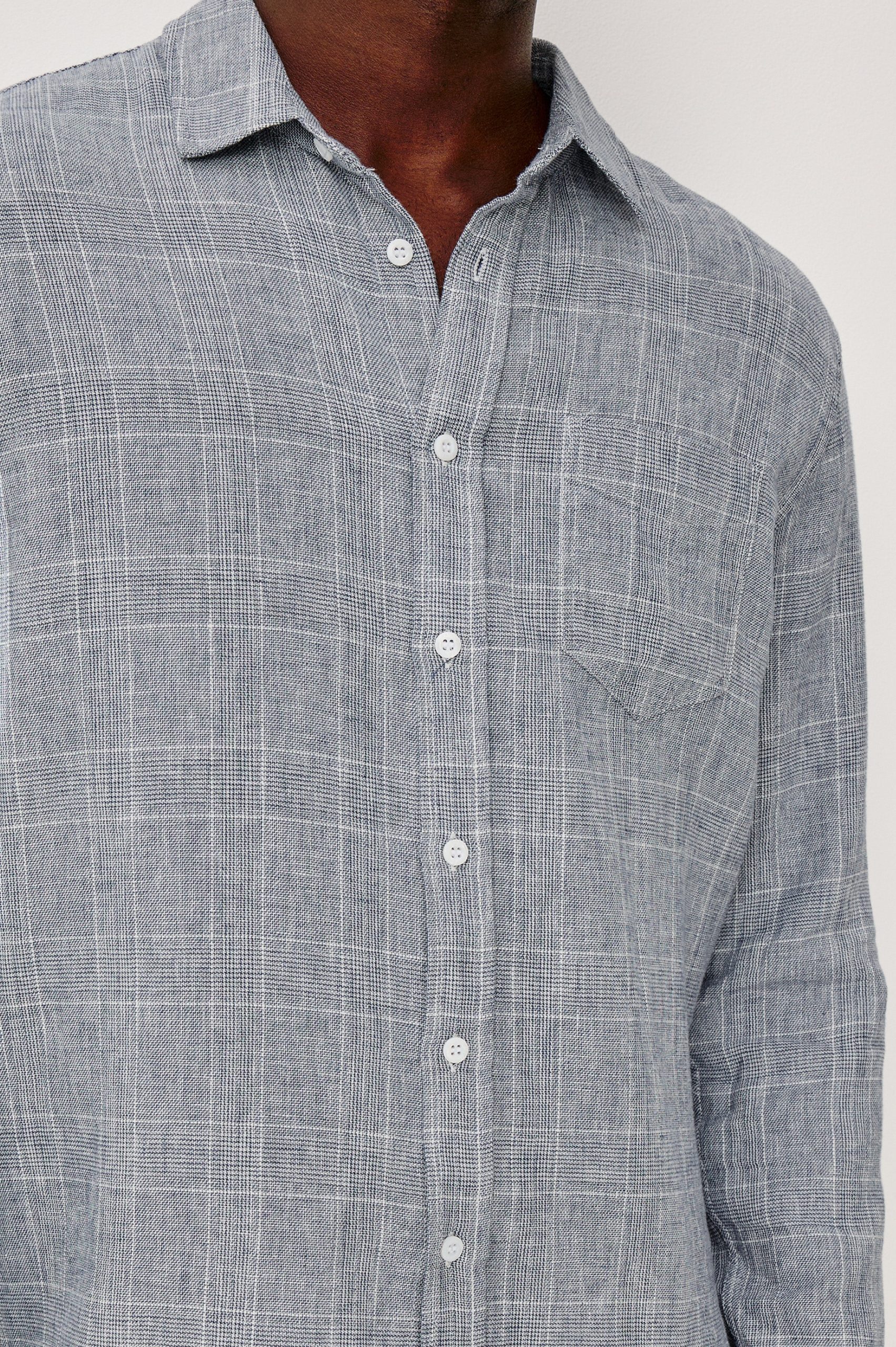 GRACY SHIRT - NAVY WHITE - Image 3