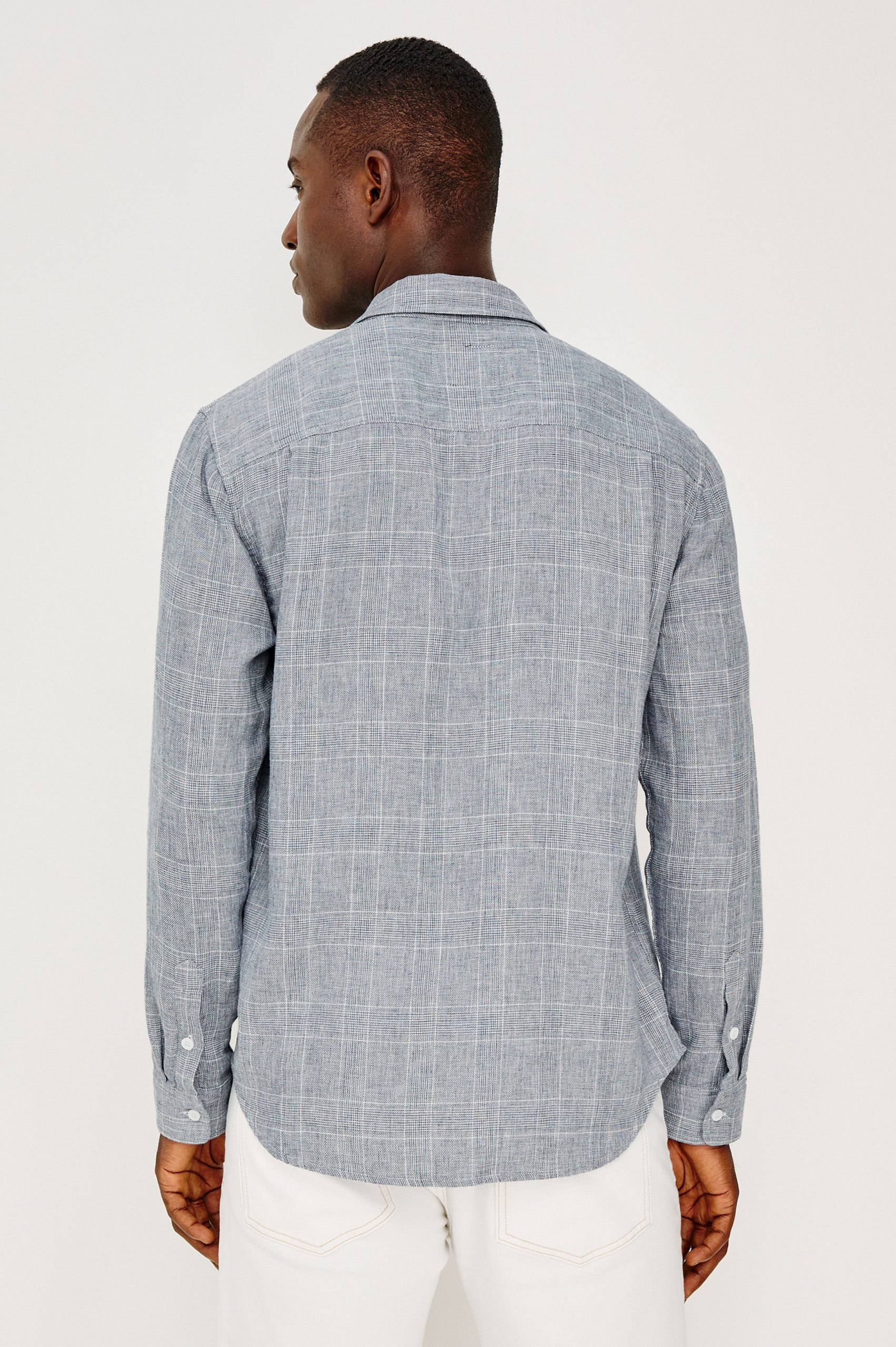 GRACY SHIRT - NAVY WHITE - Image 5