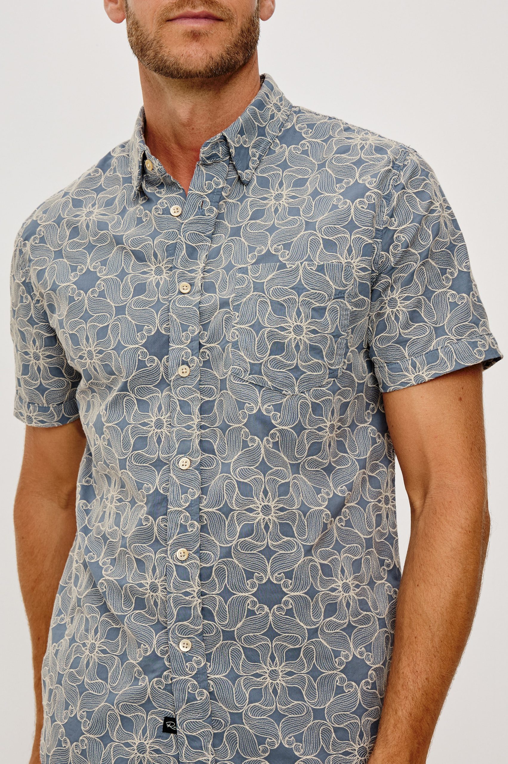 HALE SHIRT - WHIRLING DAISY STEEL - Image 2