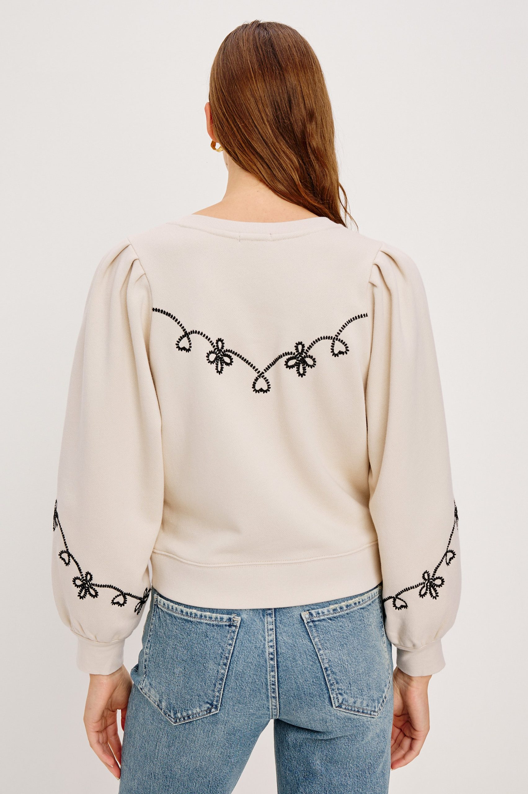 HANNE SWEATSHIRT - ECRU - Image 5