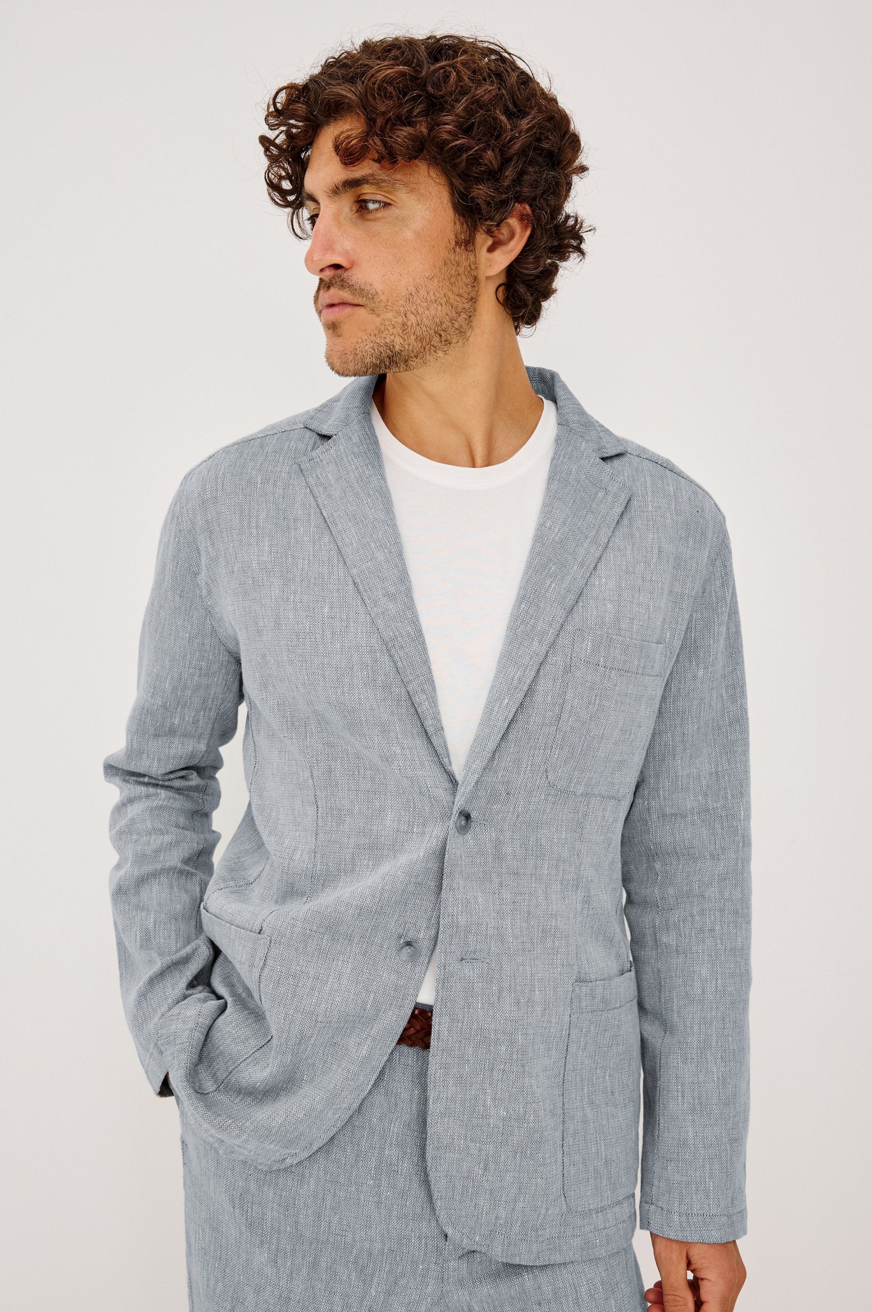 HARRIS BLAZER - BICOASTAL BLUE - Image 4