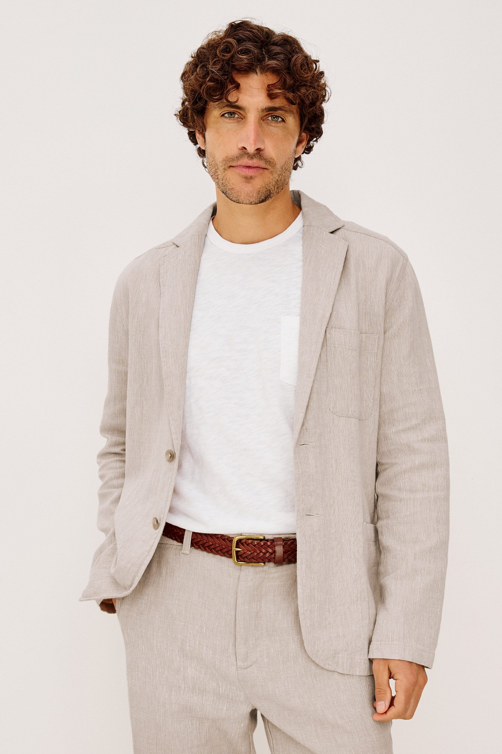HARRIS BLAZER - SAND DUNE