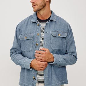 HAYES SHIRT - MEDIUM WASH INDIGO