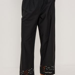 HENRIK PANT - BLACK EMBROIDERY