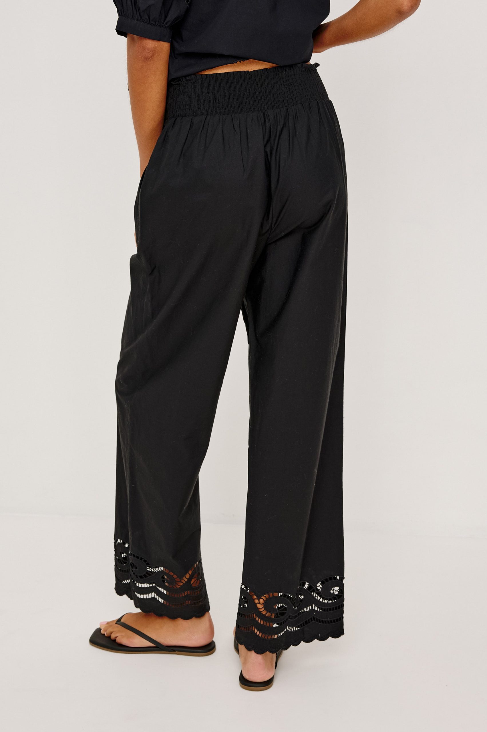 HENRIK PANT - BLACK EMBROIDERY - Image 5