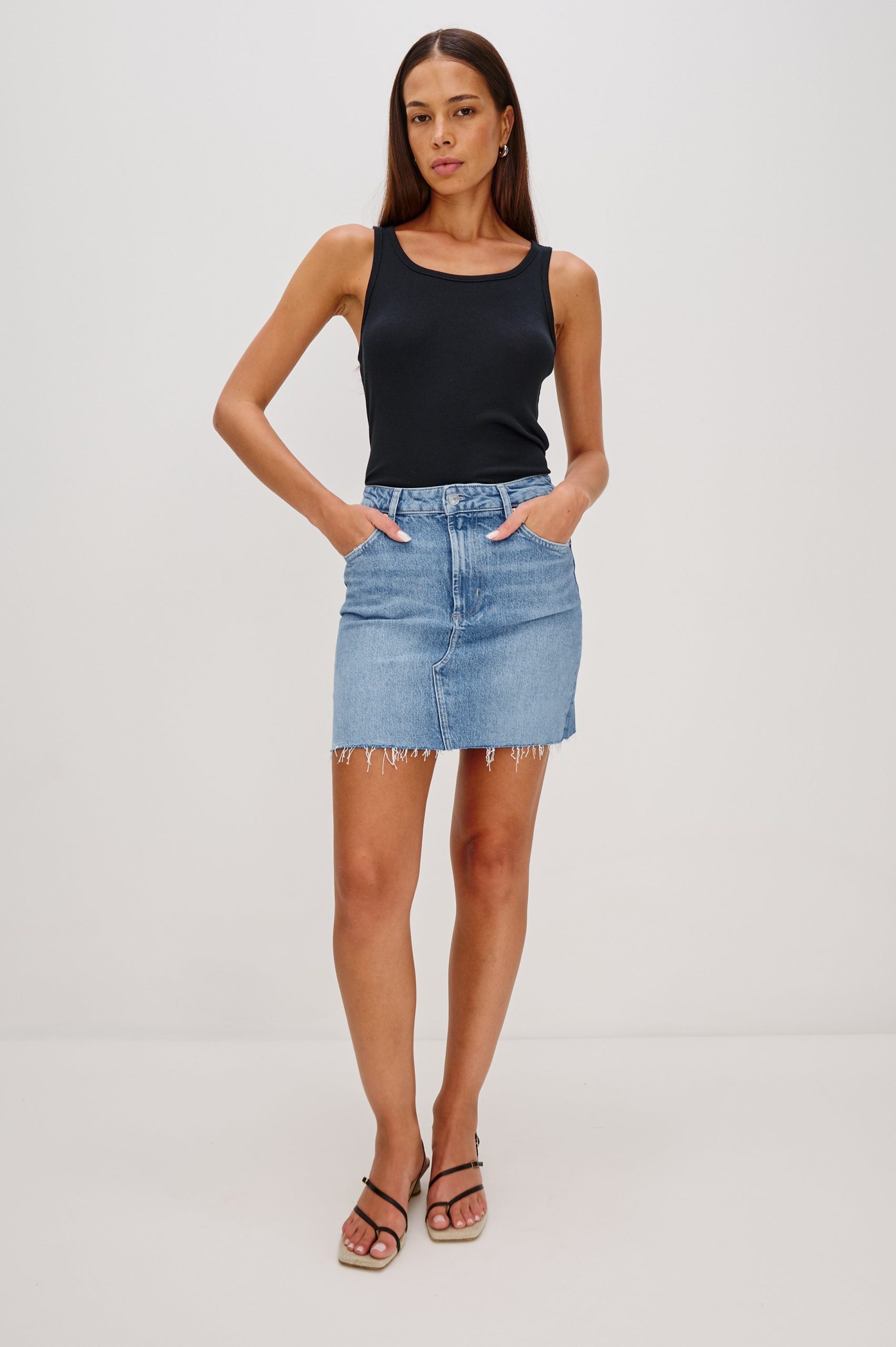 HIGHLAND MINI SKIRT - BAJA BLUE