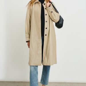HILLS JACKET - DUNE FAUX LEATHER