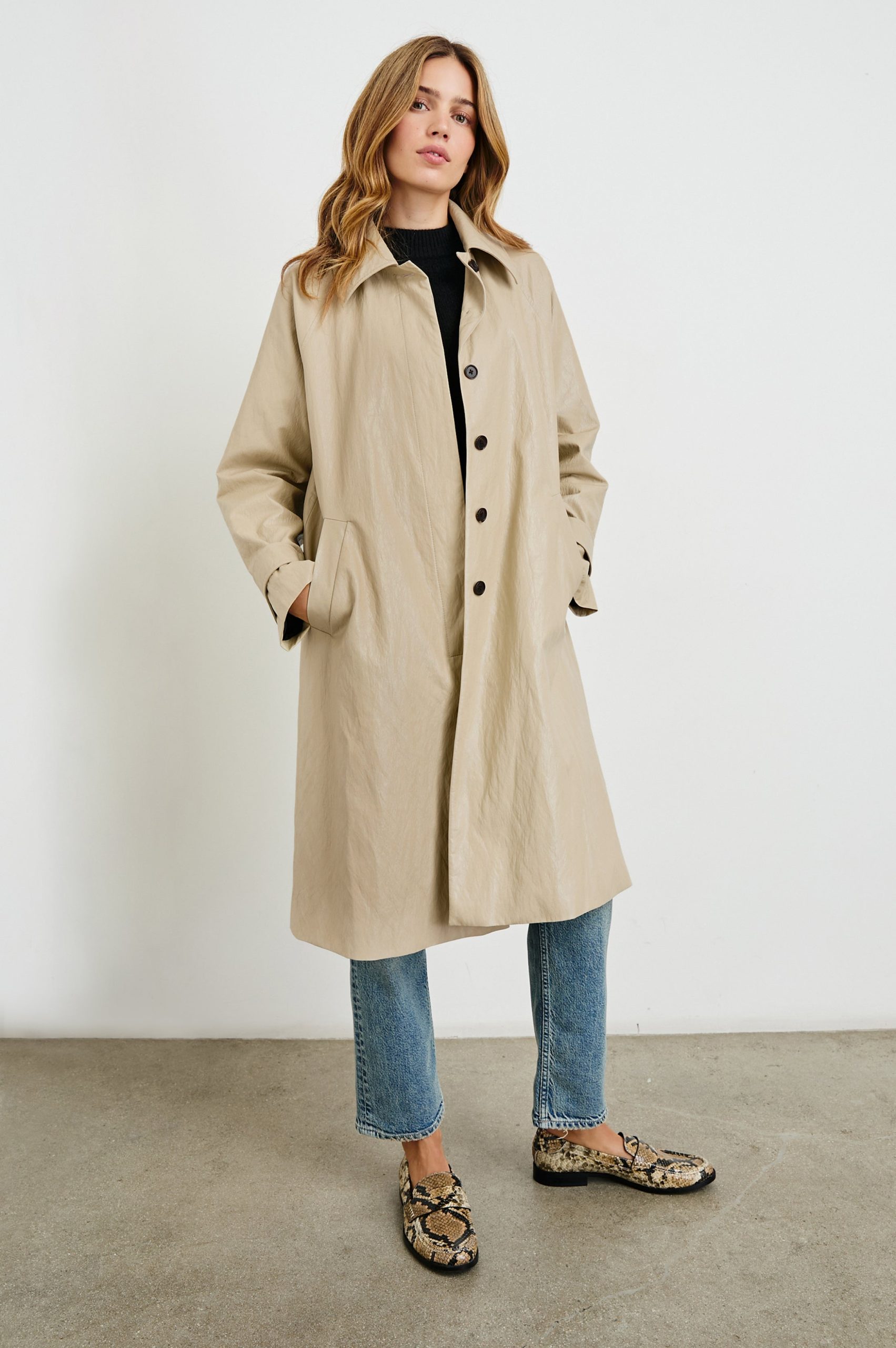 HILLS JACKET - DUNE FAUX LEATHER - Image 3