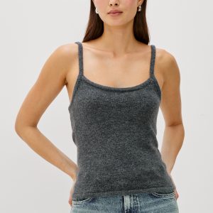 HOLLIE TOP - CHARCOAL