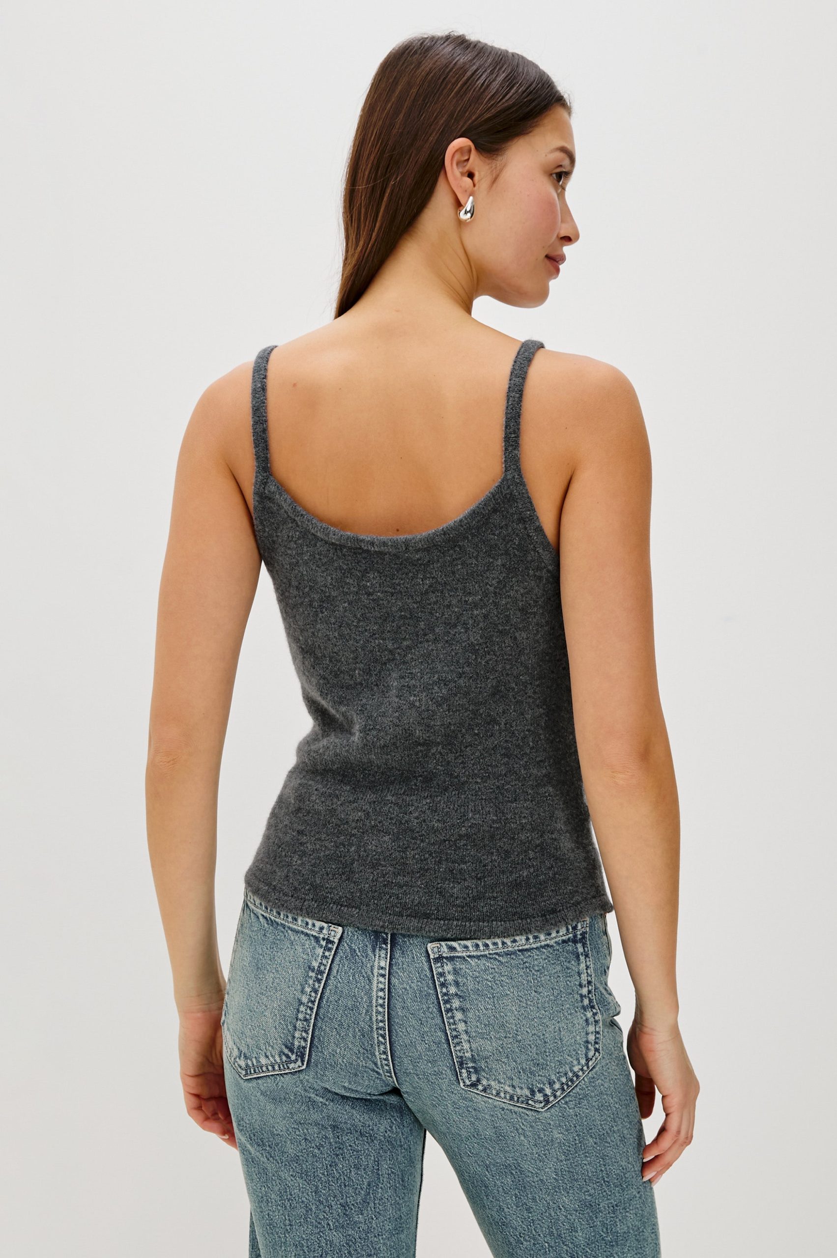 HOLLIE TOP - CHARCOAL - Image 7