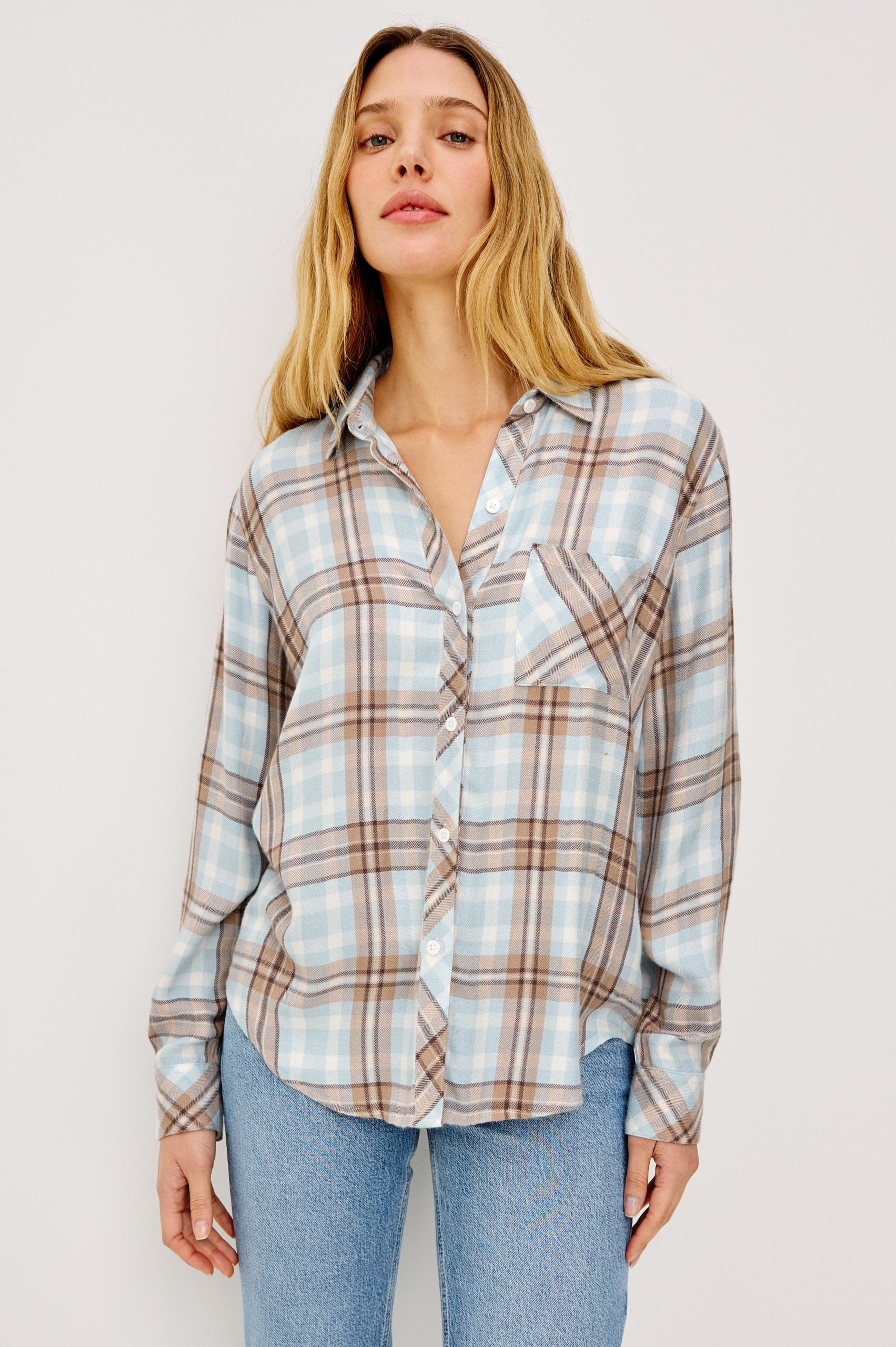 HUNTER SHIRT - CHAMBRAY IVORY DUNE - Image 4