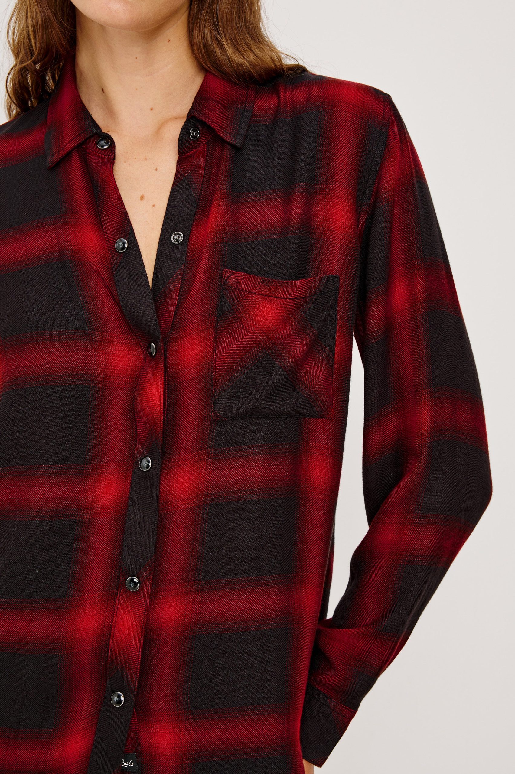 HUNTER SHIRT - DIFFUSED CARDINAL BLACK - Image 2
