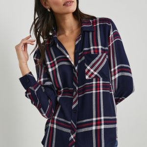 HUNTER SHIRT - PATRIOT NAVY RED