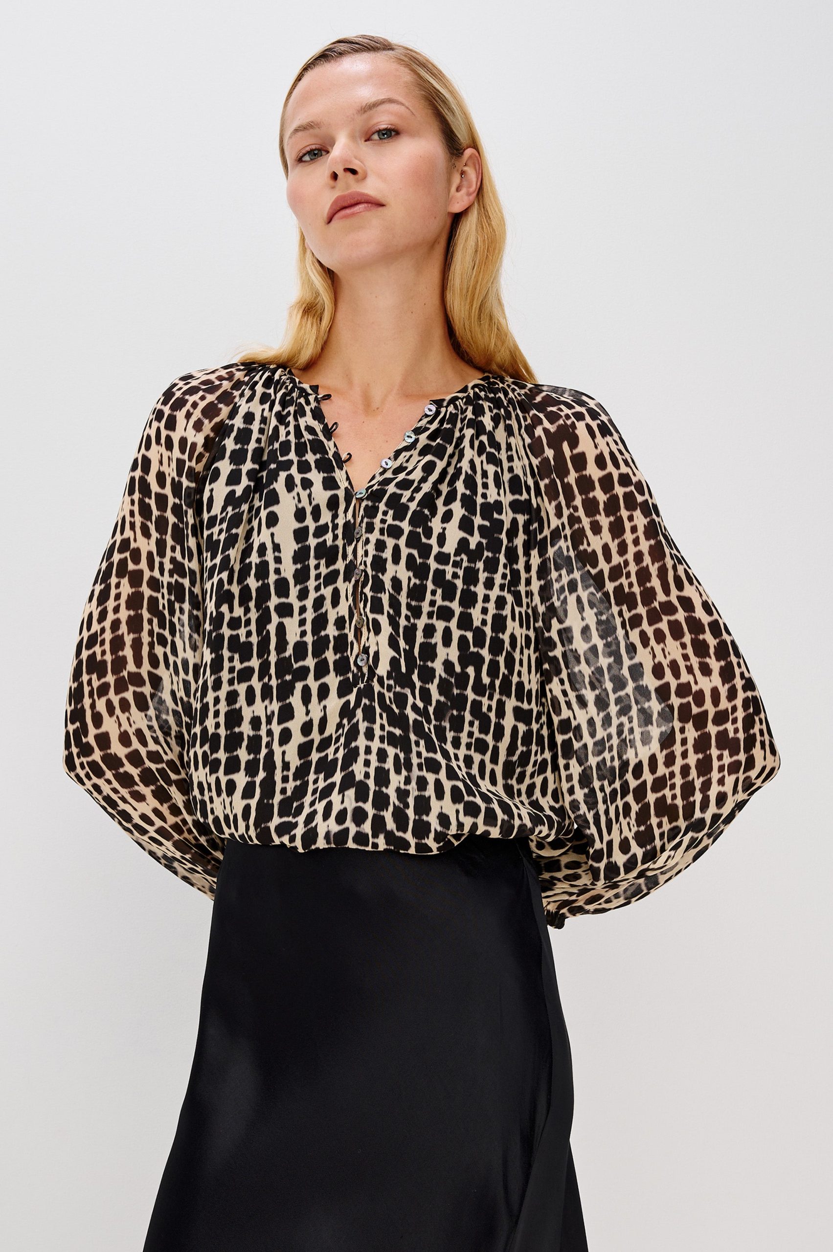 INDI TOP - SPOTTED SHIBORI - Image 4