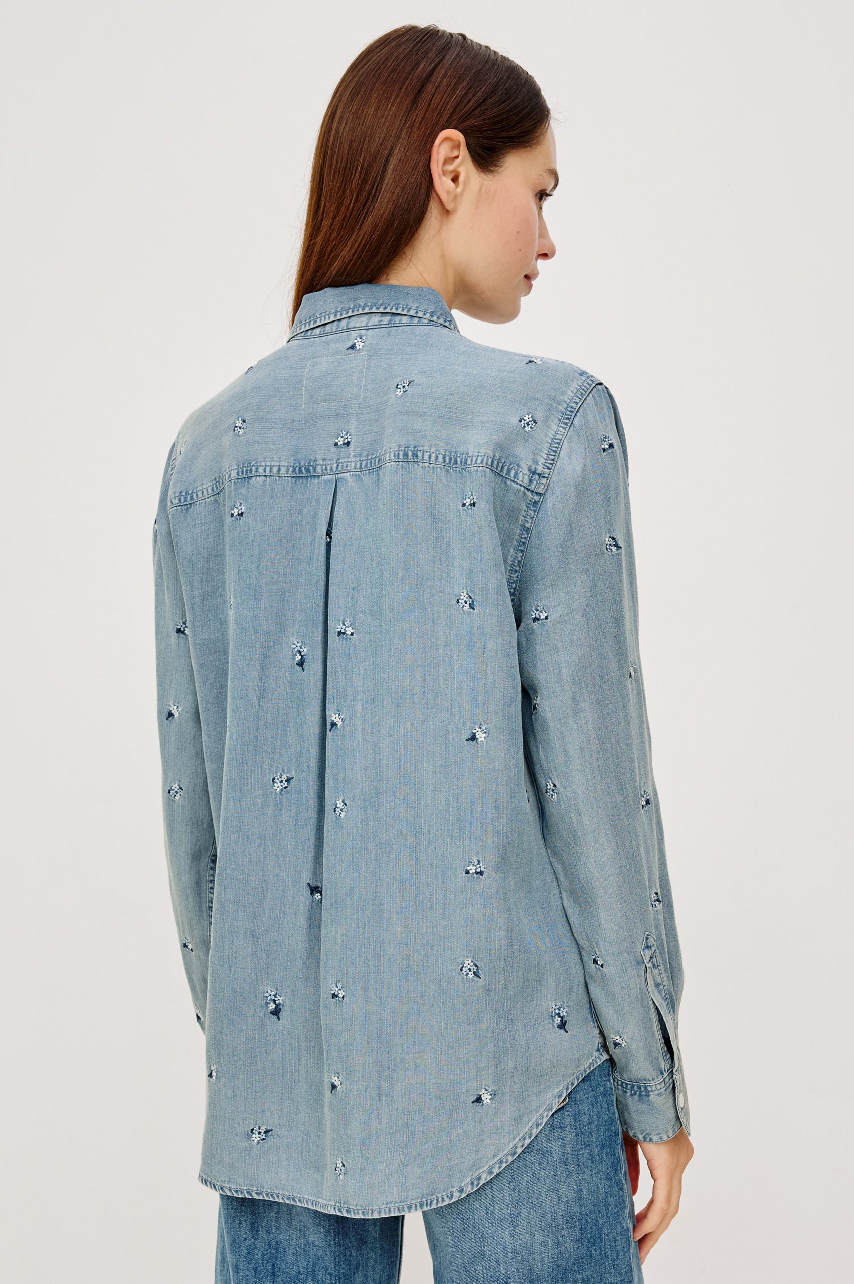 INGRID SHIRT - BLUE BLOSSOMS - Image 5