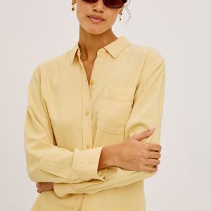 INGRID SHIRT - ITALIAN STRAW