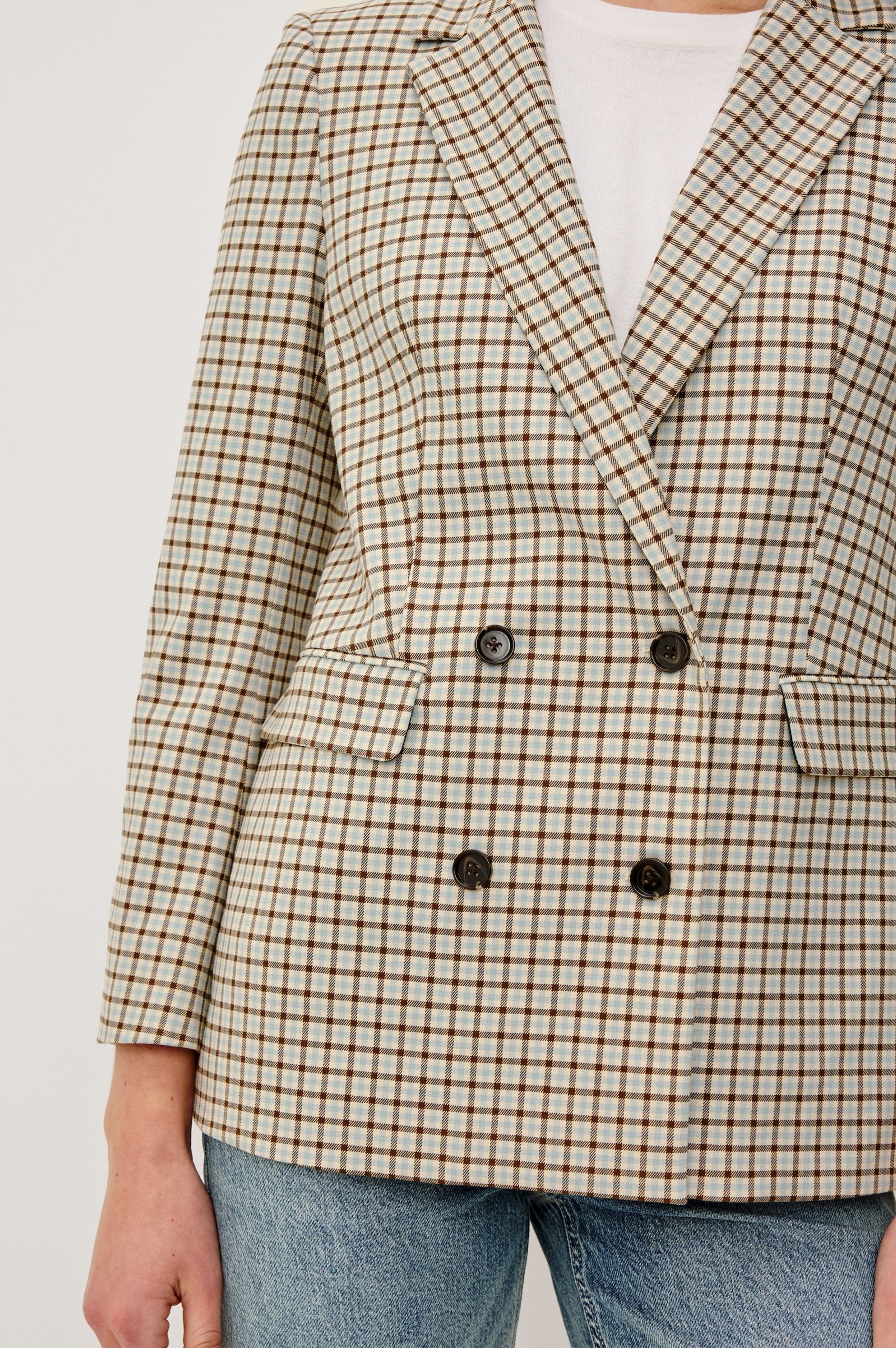 JAC BLAZER - BLUE BAY CHECK - Image 2
