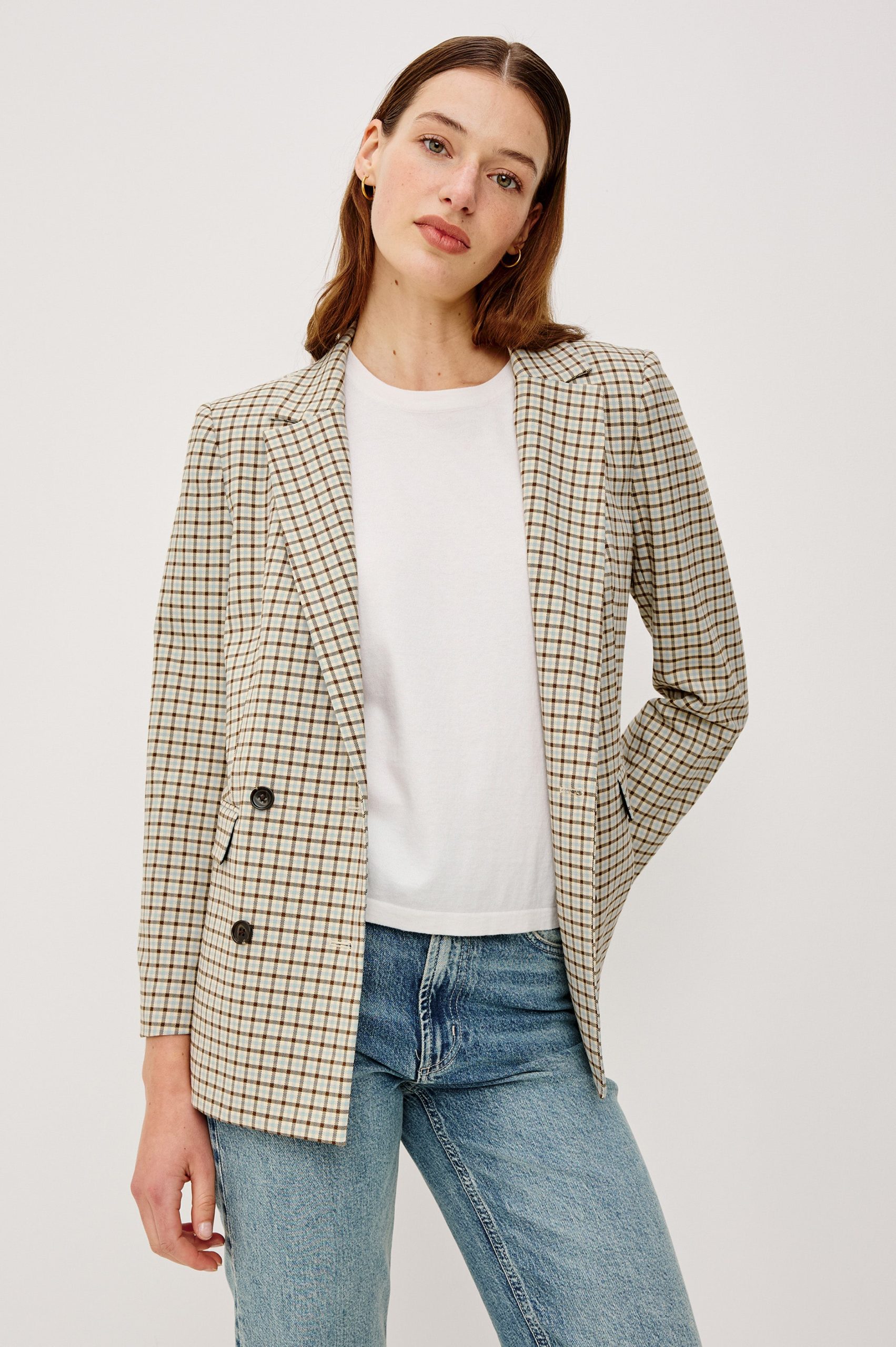 JAC BLAZER - BLUE BAY CHECK