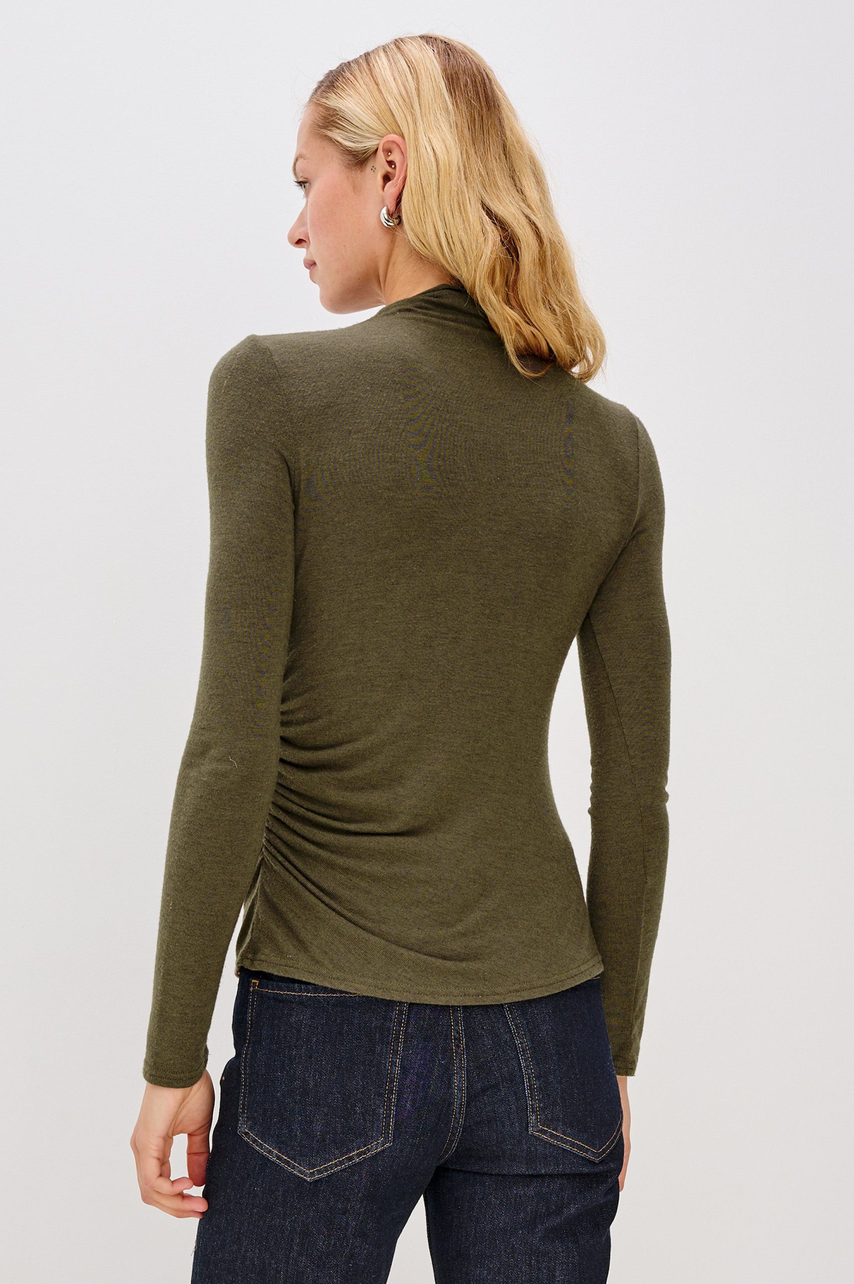 JOELLE TOP - HEATHER OLIVE - Image 10