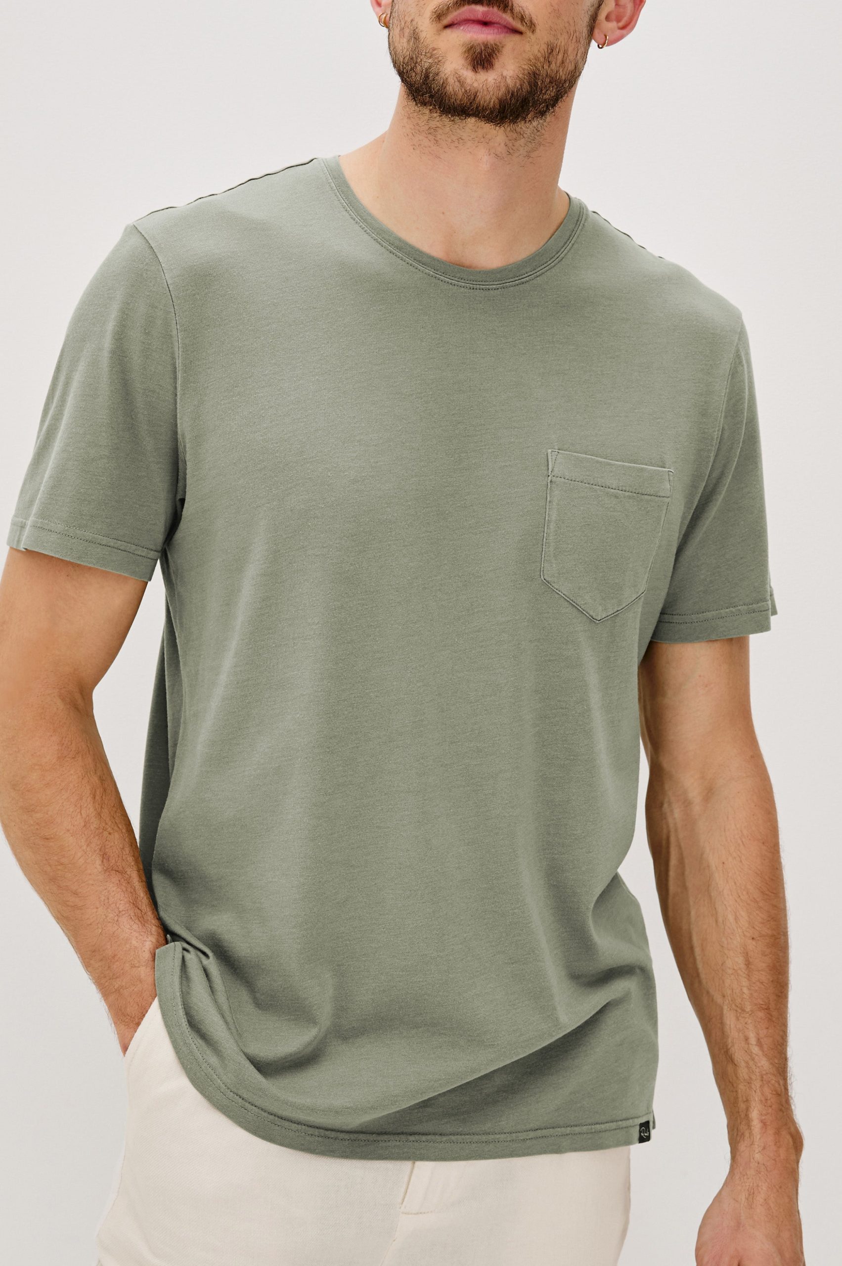 JOHNNY T-SHIRT - OLIVE - Image 2