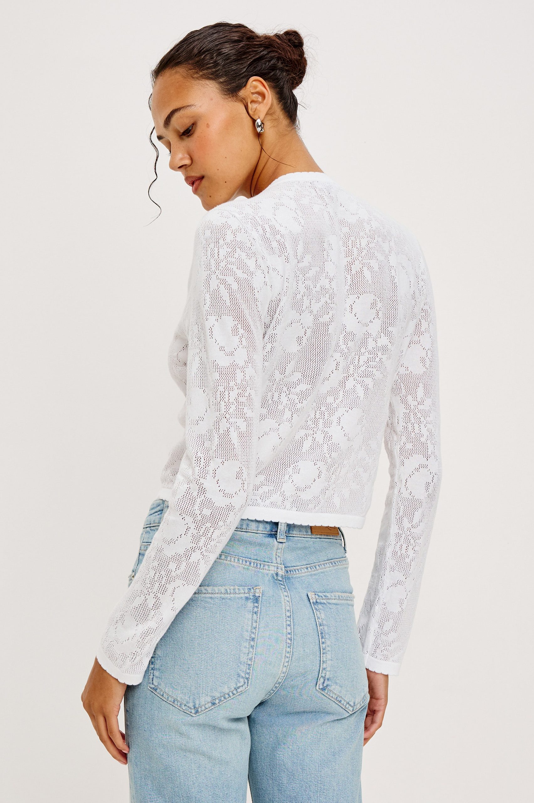 JULY CARDIGAN - WHITE - Image 5