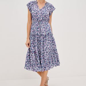 JUNI DRESS - BLUE BLOSSOM