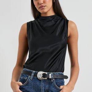 KALEEN TOP - BLACK