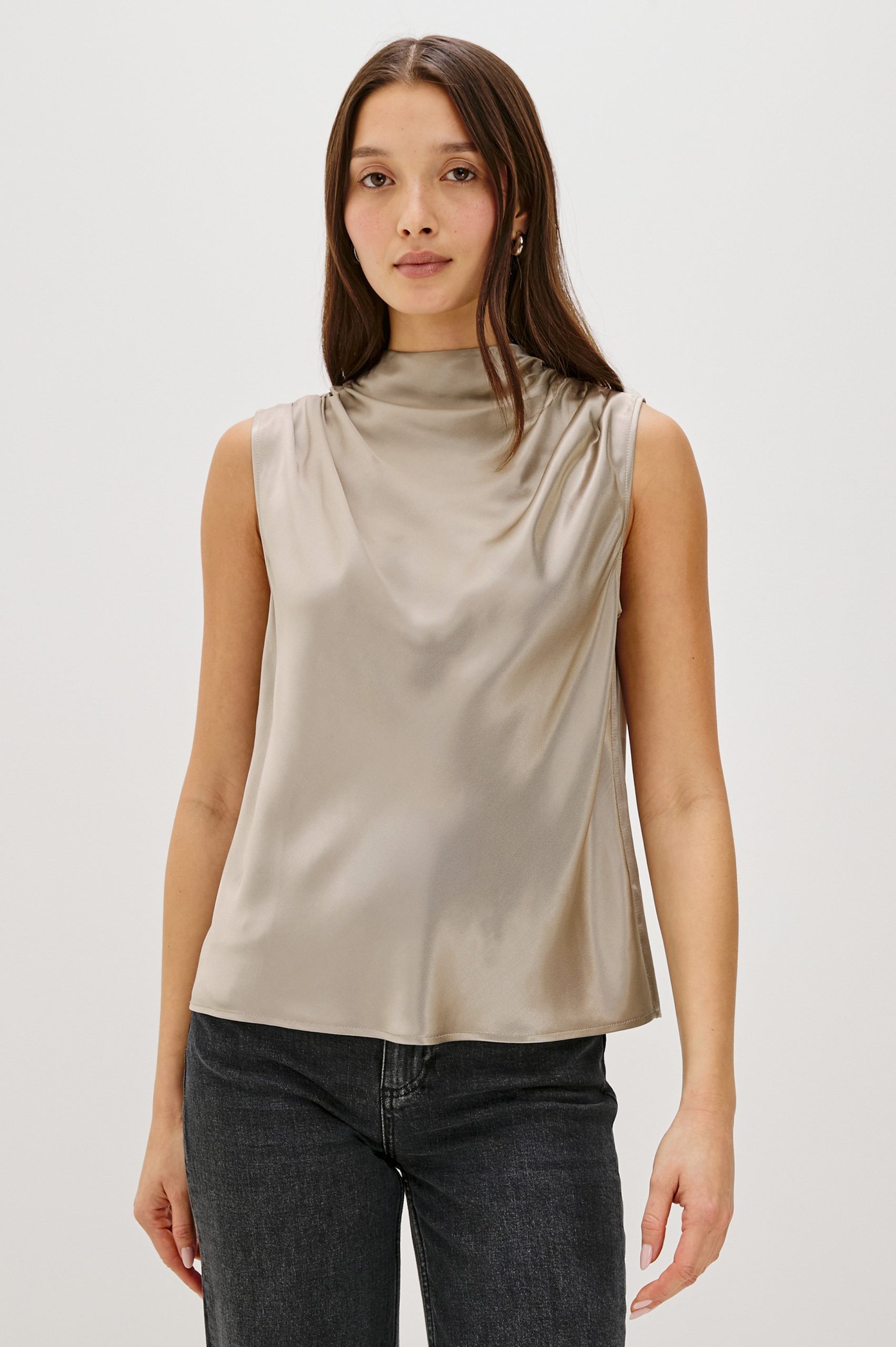 KALEEN TOP - MINK