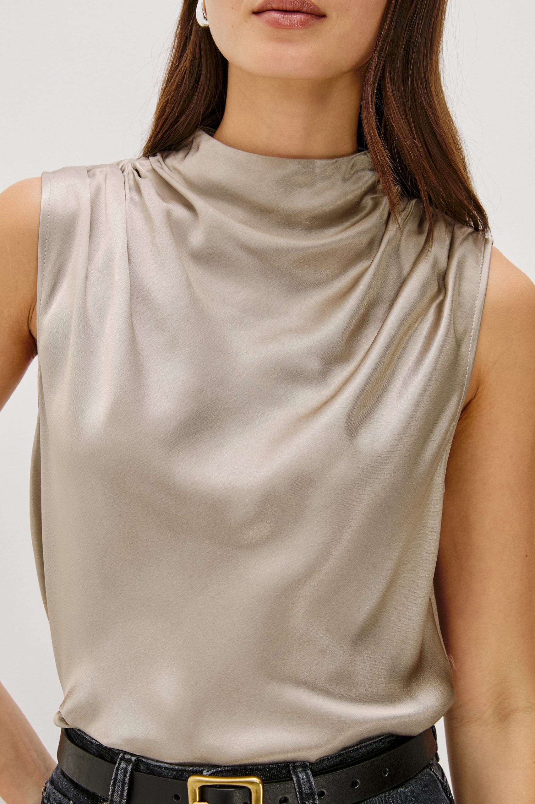 KALEEN TOP - MINK - Image 2