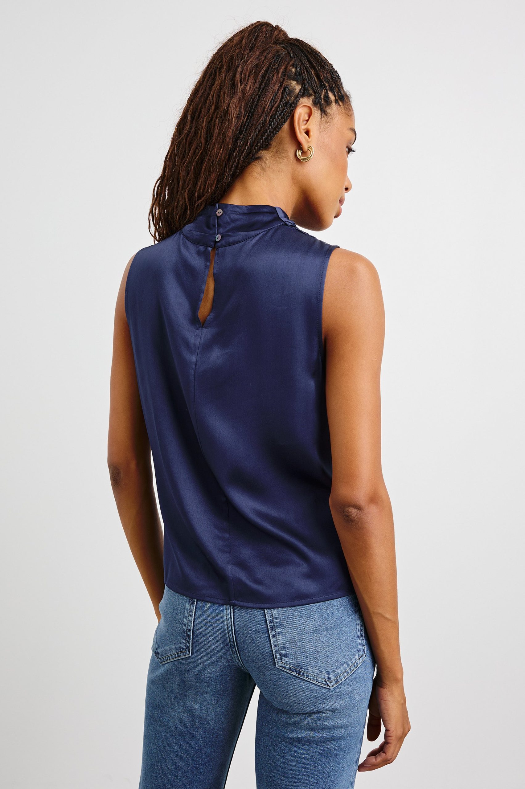 KALEEN TOP - NAVY - Image 5