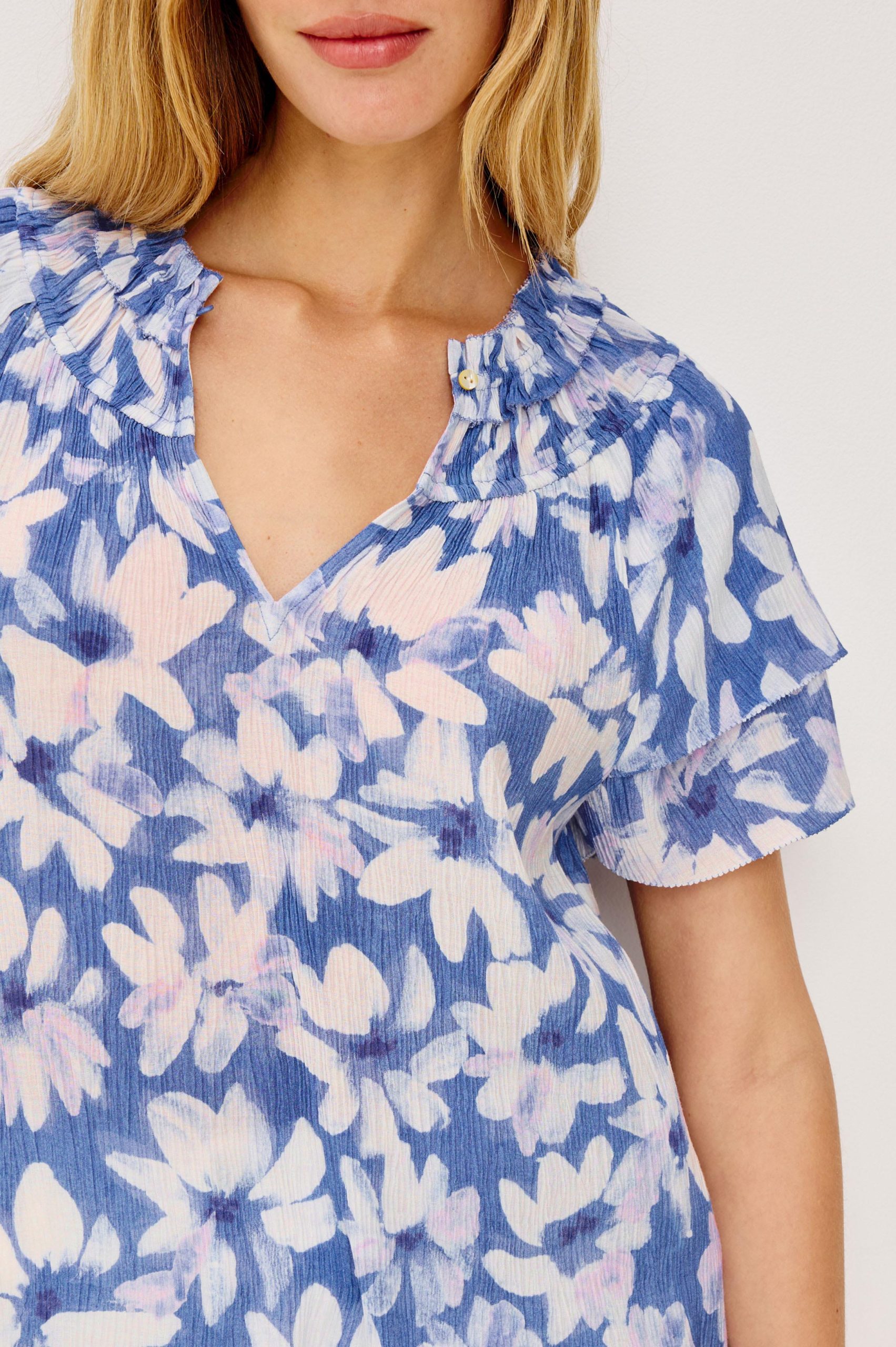 KAMILA TOP - BLUE AMARANTH - Image 2