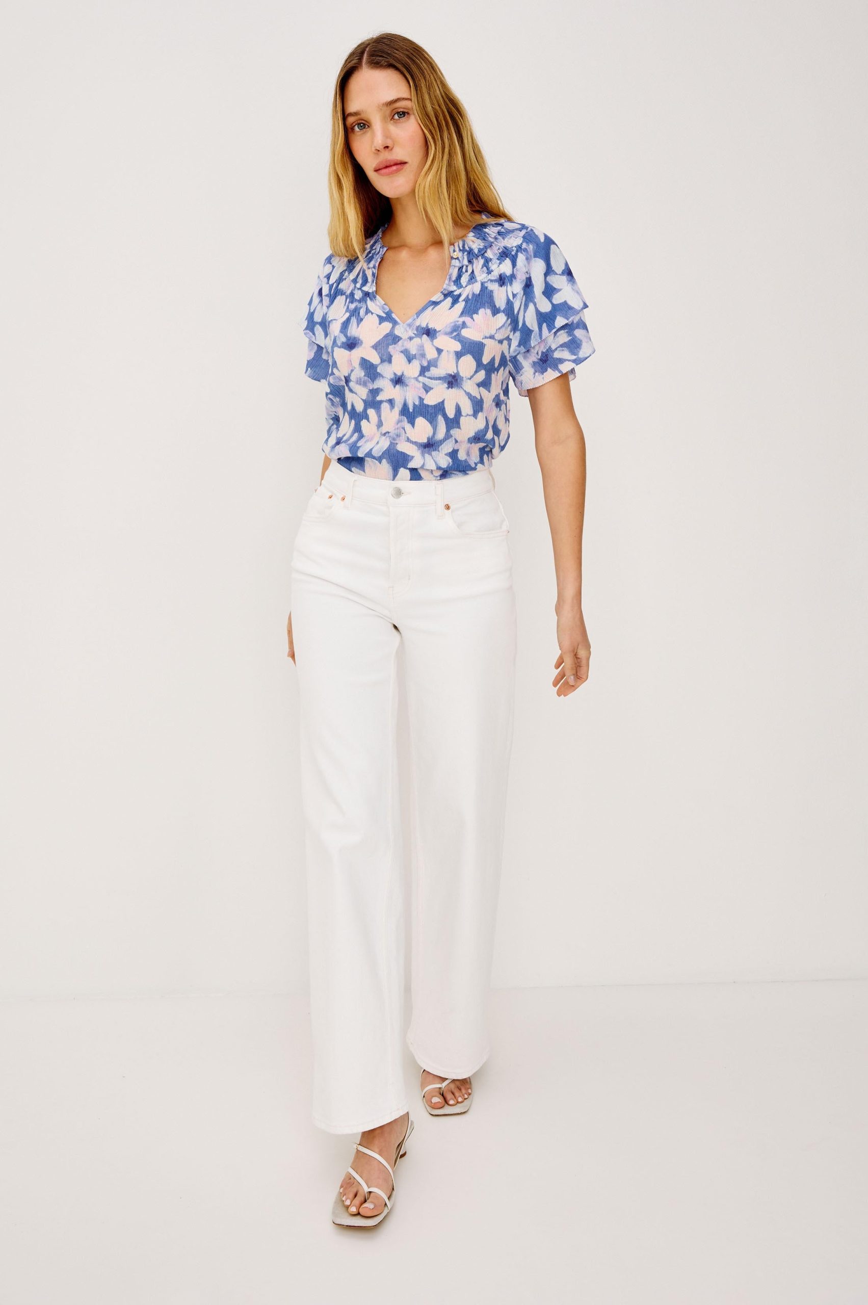 KAMILA TOP - BLUE AMARANTH - Image 3