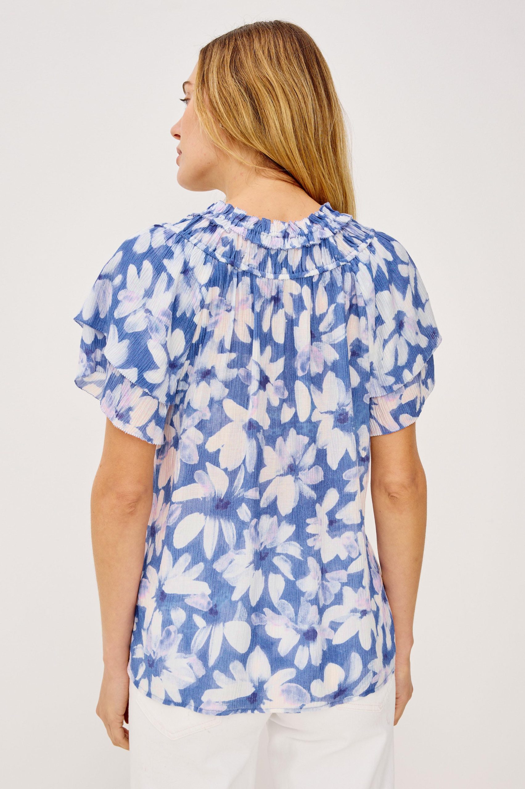 KAMILA TOP - BLUE AMARANTH - Image 5