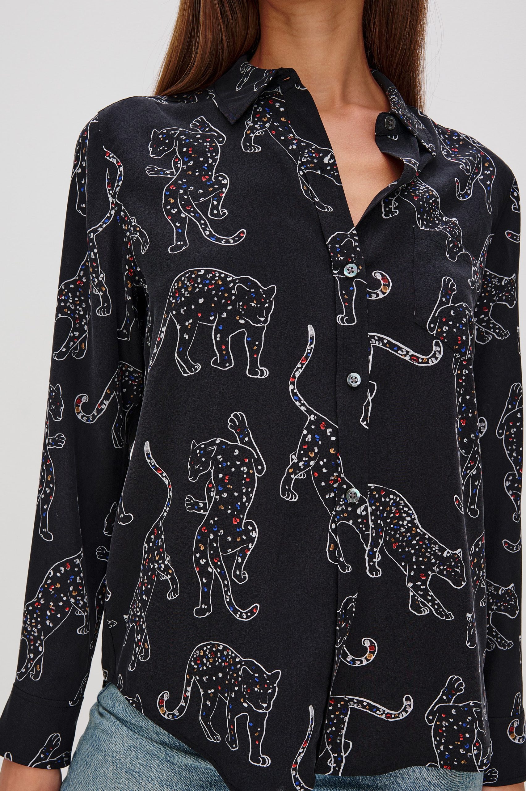 KATE SHIRT - BLACK JAGUARS - Image 2