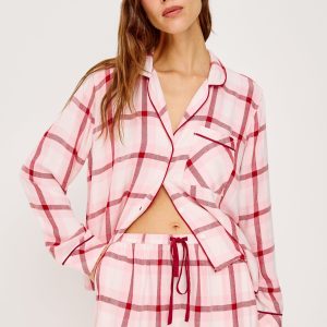 KELLEN PAJAMA SET - PINK CHERRY