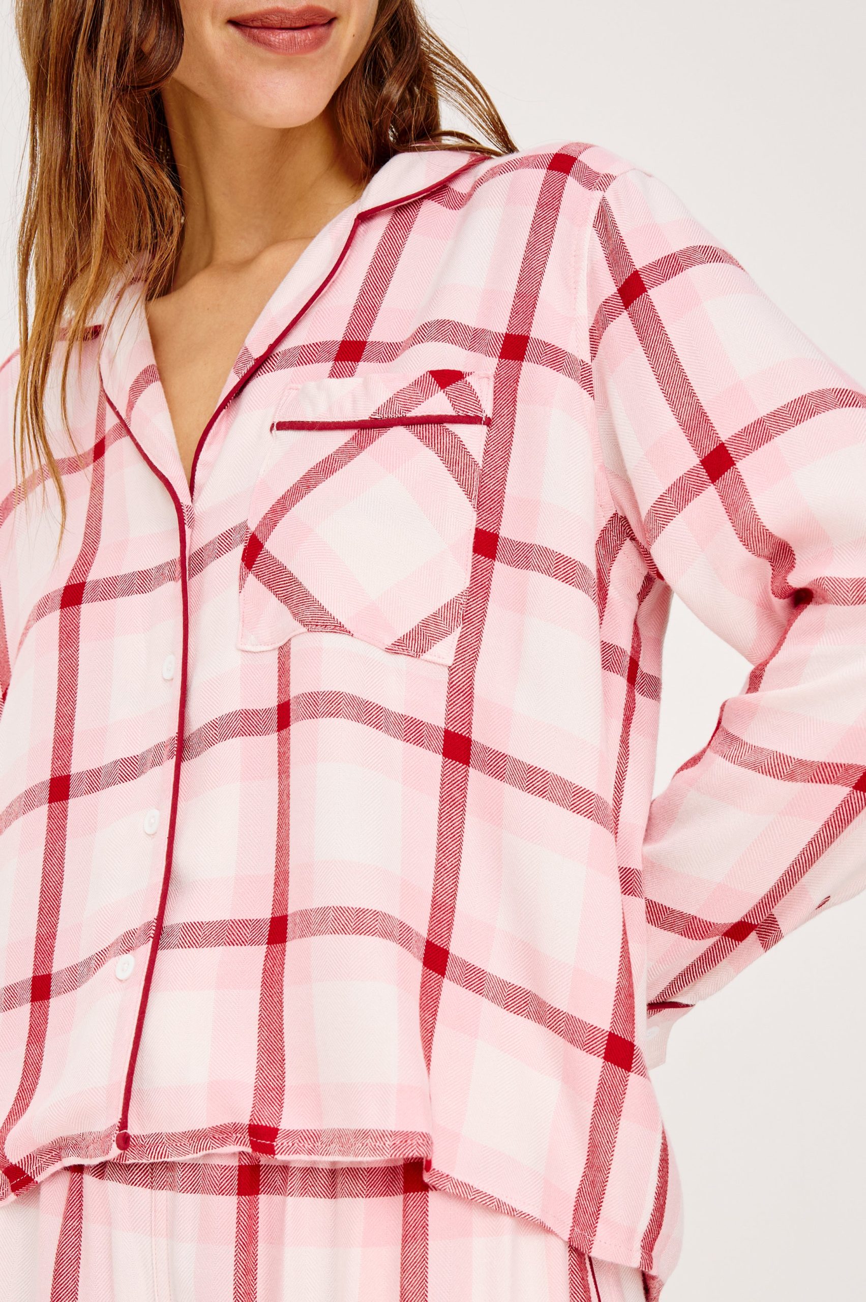 KELLEN PAJAMA SET - PINK CHERRY - Image 4
