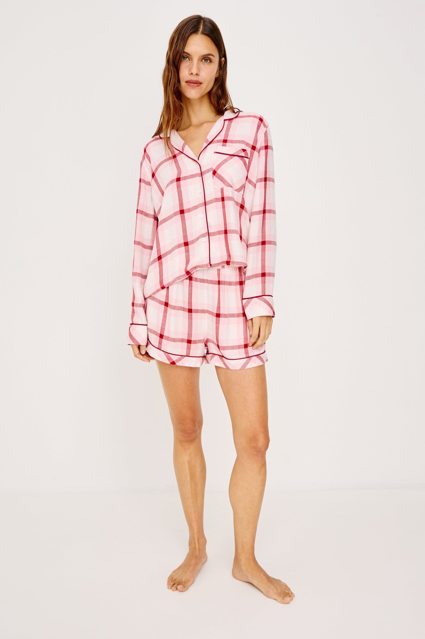 KELLEN PAJAMA SET - PINK CHERRY - Image 6