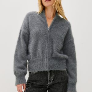 KERRY SWEATER - HEATHER CHARCOAL