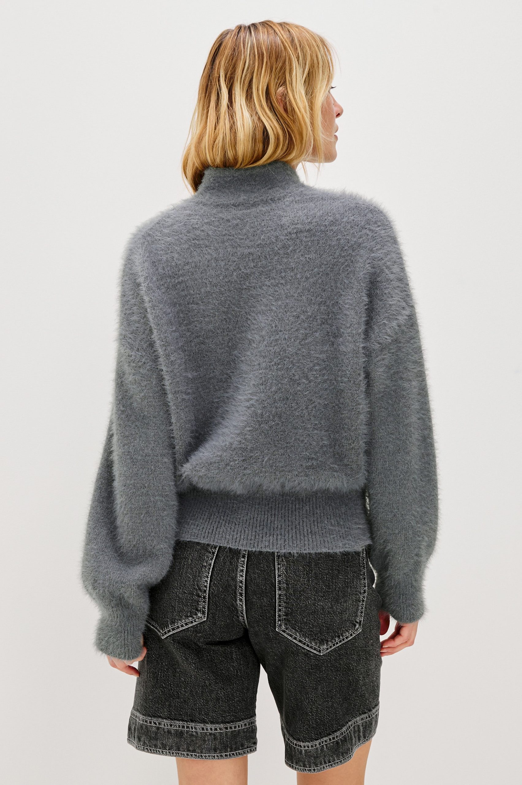 KERRY SWEATER - HEATHER CHARCOAL - Image 5